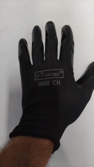 GUANTE NYLON PALMA NITRILO NEGRO