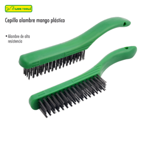 CEPILLOS DE ALAMBRE MANGO PLASTICO