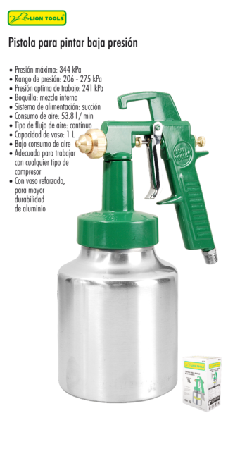 PISTOLA PARA PINTAR DE BAJA PRESION